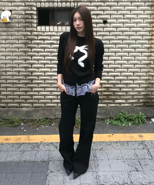 LARTIGENT(ラーティゼン)の「L19 FRILL BOOTSCUT PANTS(WHITE)(その他パンツ・レディース・その他・FREE)」の8枚目の写真