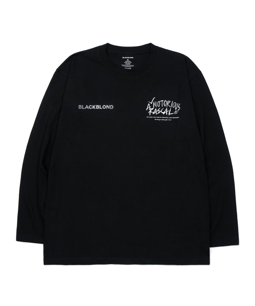 BLACK BLOND(ブラック ブロンド)の「ビビディレスカル 長袖Tシャツ (ブラック)(Tシャツ/カットソー・レディース・その他・SMALL/MEDIUM/LARGE/X-LARGE/XX-LARGE/XXX-LARGE)」の2枚目の写真