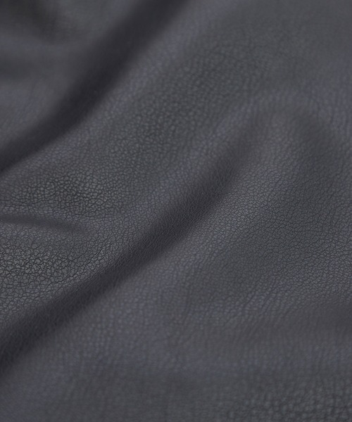 NULL(ヌル)の「【nl】PU 中綿 ボンバージャケット(ミリタリージャケット・メンズ・ブラック・X-LARGE/LARGE/MEDIUM/SMALL)」の2枚目の写真