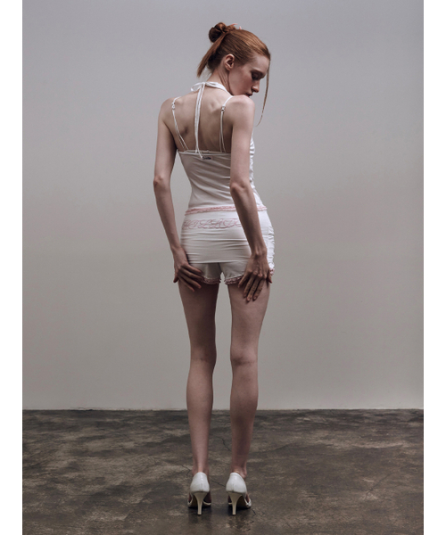 HILLDA（ヒルダ）の「ローズレースホルタートップ [アイボリー]（Tシャツ/カットソー・レディース・その他・SMALL/MEDIUM）」の9枚目の写真