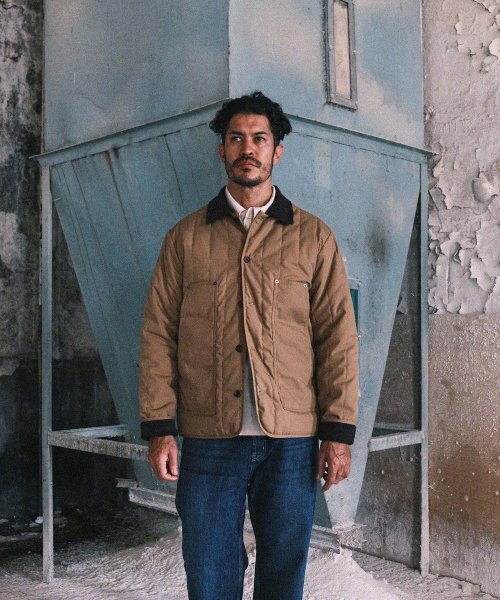 VDR（ブイディアール）の「PADDED CHORE JACKET [Sand]（ダウンジャケット/コート・メンズ・その他・LARGE）」の2枚目の写真