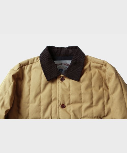 VDR（ブイディアール）の「PADDED CHORE JACKET [Sand]（ダウンジャケット/コート・メンズ・その他・LARGE）」の3枚目の写真