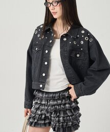 WHO'S WHO gallery | 【EC限定サイズ】EYELET DENIM JACKET(デニムジャケット)