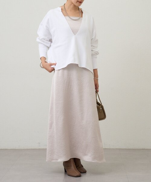 SHENERY（シーナリー）の「スキッパースウェット（スウェット・レディース・グレー/ピンク/ホワイト/ブラック・FREE）」の5枚目の写真