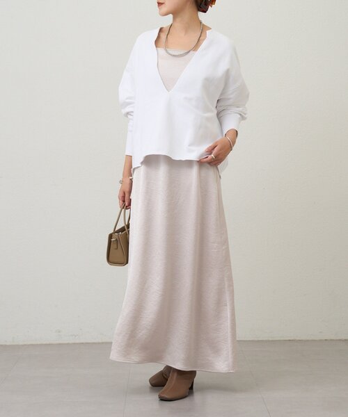 SHENERY（シーナリー）の「スキッパースウェット（スウェット・レディース・グレー/ピンク/ホワイト/ブラック・FREE）」の6枚目の写真