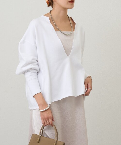 SHENERY（シーナリー）の「スキッパースウェット（スウェット・レディース・グレー/ピンク/ホワイト/ブラック・FREE）」の10枚目の写真