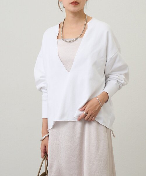 SHENERY（シーナリー）の「スキッパースウェット（スウェット・レディース・グレー/ピンク/ホワイト/ブラック・FREE）」の11枚目の写真