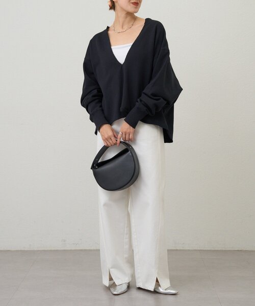 SHENERY（シーナリー）の「スキッパースウェット（スウェット・レディース・グレー/ピンク/ホワイト/ブラック・FREE）」の16枚目の写真