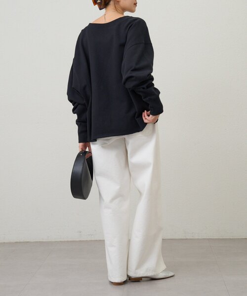 SHENERY（シーナリー）の「スキッパースウェット（スウェット・レディース・グレー/ピンク/ホワイト/ブラック・FREE）」の18枚目の写真