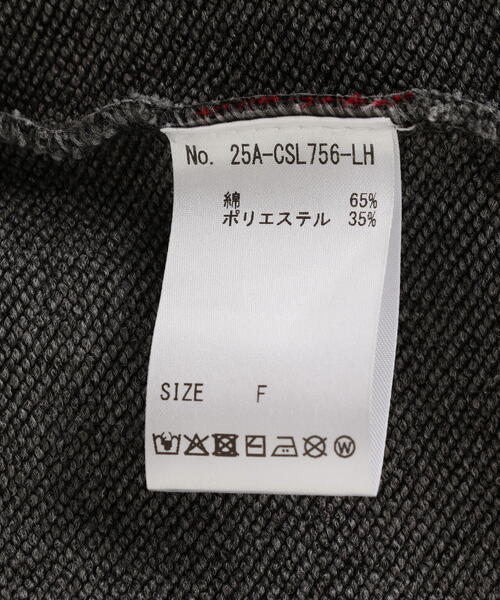 L.H.P（エルエイチピー）の「VENTIQUE/ベンティーク/Graphic Crew Ver3（スウェット・レディース・ブラック・F）」の11枚目の写真