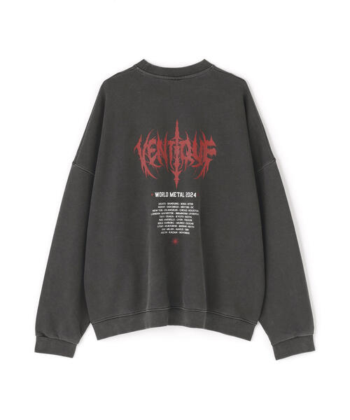 L.H.P（エルエイチピー）の「VENTIQUE/ベンティーク/Graphic Crew Ver3（スウェット・レディース・ブラック・F）」の2枚目の写真