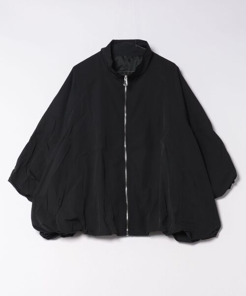 H.TOKYO（エイチトウキョウ）の「ボリュームスリーブ バルーンヘムブルゾン（ブルゾン・レディース・ブラック/ブラウン・FREE）」の21枚目の写真