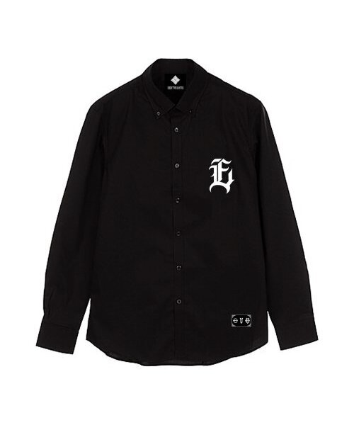 EIGHTVOLUME(エイトボリューム)の「EV E エンブレムシャツ (ブラック)(シャツ/ブラウス・メンズ・その他・ONESIZE)」の1枚目の写真