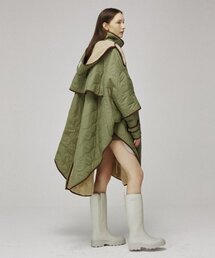 MMAM（ムアム）の「Quilting cape hooded coat（ダウンジャケット/コート・レディース）」