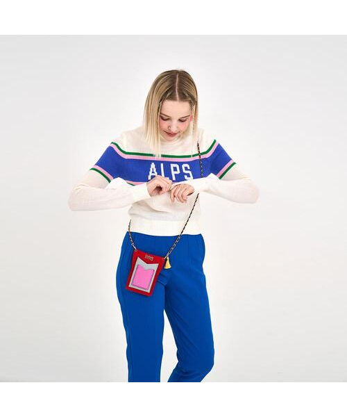 SUIN（スイン）の「3pocket cellphonbag- red（メッセンジャーバッグ・レディース・その他・FREE）」の3枚目の写真