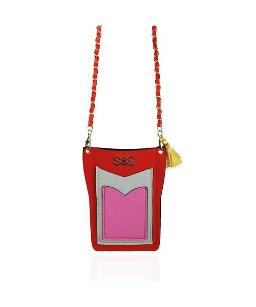 SUIN（スイン）の「3pocket cellphonbag- red（メッセンジャーバッグ・レディース・その他・FREE）」の5枚目の写真