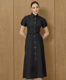 JULIY&CALLA（ジュリー&カラー）の「25HS Color 123 Terroir Line Pintuck Citrus One Piece Black（ワンピース）」