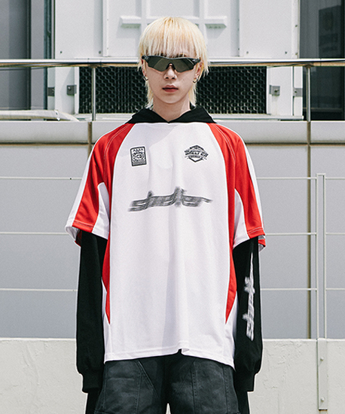 Layered fold sleeveless white — многослойный топ белый