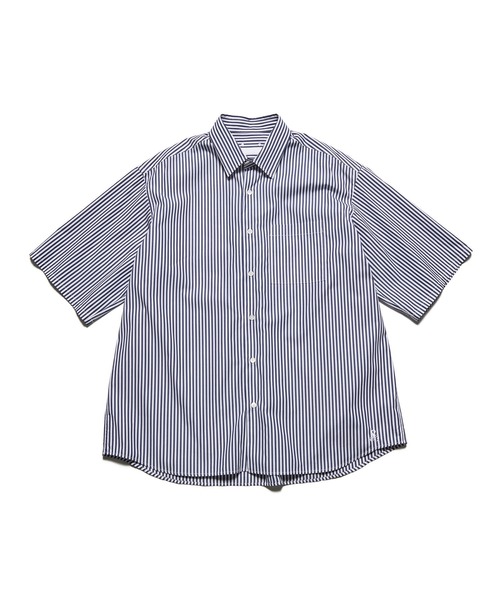 SOPHNET.（ソフネット）の「SUVIN GIZA RELAX-FIT S/S SHIRT（シャツ/ブラウス・メンズ・ネイビー/ブルー/ホワイト・3/2/1/4/5）」の3枚目の写真