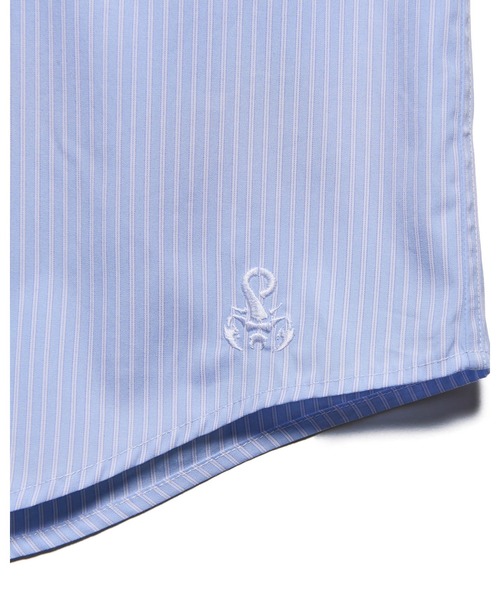 SOPHNET.（ソフネット）の「SUVIN GIZA RELAX-FIT S/S SHIRT（シャツ/ブラウス・メンズ・ネイビー/ブルー/ホワイト・3/2/1/4/5）」の7枚目の写真