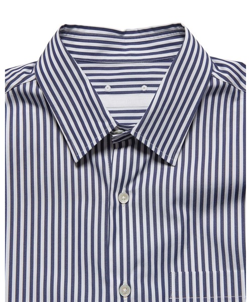 SOPHNET.（ソフネット）の「SUVIN GIZA RELAX-FIT S/S SHIRT（シャツ/ブラウス・メンズ・ネイビー/ブルー/ホワイト・3/2/1/4/5）」の9枚目の写真