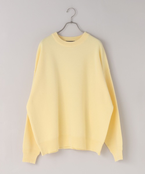 LOWRYS FARM（ローリーズファーム）の「【LFM(U)】スウェットライクニットクルー　 633430（ニット/セーター・メンズ・グレー/レッド/ネイビー/イエロー・FREE）」の12枚目の写真