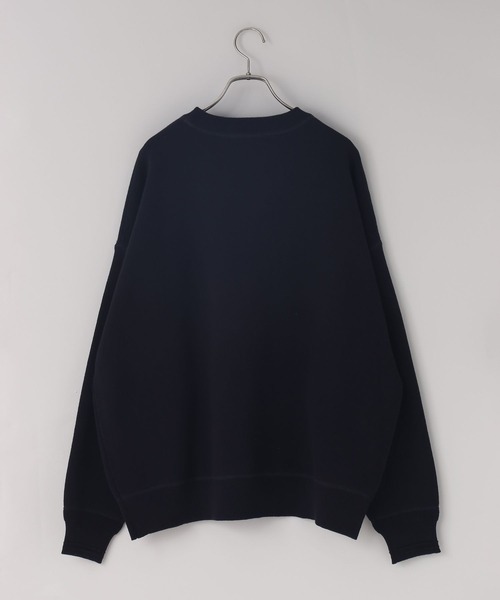 LOWRYS FARM（ローリーズファーム）の「【LFM(U)】スウェットライクニットクルー　 633430（ニット/セーター・メンズ・グレー/レッド/ネイビー/イエロー・FREE）」の5枚目の写真