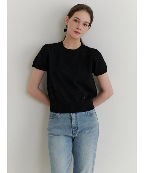 RE_L(リエル)の「Pea half knit (black)(ニット/セーター・レディース・その他・FREE)」の2枚目の写真