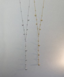 ieLS（イエルズ）の「金属アレルギー対応「ieLS」ステンレス Y字ボールネックレス（ネックレス）」