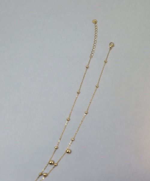 ieLS（イエルズ）の「金属アレルギー対応「ieLS」ステンレス Y字ボールネックレス（ネックレス・レディース・ゴールド/シルバー・ONE SIZE）」の6枚目の写真