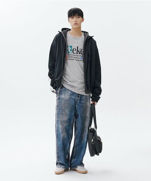 TEKET（テケット）の「Plan L/S Tee Melange Gray（Tシャツ/カットソー・レディース・その他・LARGE/SMALL/MEDIUM）」の8枚目の写真