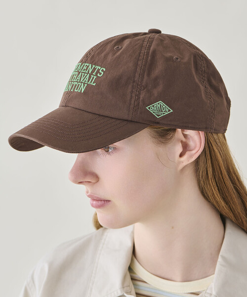 DANTON(ダントン)の「DANTON | ダンプ 6Pロゴキャップ UNISEX(キャップ・レディース・ダークブラウン/グレイッシュベージュ/ブラック・F)」の7枚目の写真