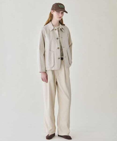 DANTON(ダントン)の「DANTON | ダンプ 6Pロゴキャップ UNISEX(キャップ・レディース・ダークブラウン/グレイッシュベージュ/ブラック・F)」の6枚目の写真