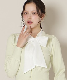 WILLSELECTION（ウィルセレクション）の「リボンタイニットトップス（ニット/セーター）」