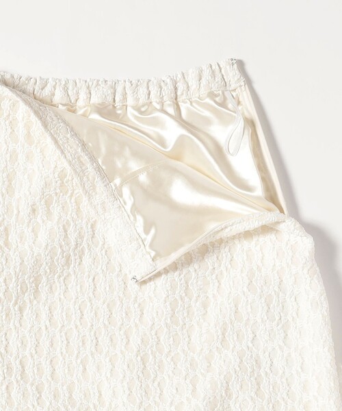 Ray BEAMS（レイビームス）の「カット レース ティアード ヘム スカート（スカート・レディース・オフホワイト/ブラック・ONE SIZE）」の18枚目の写真