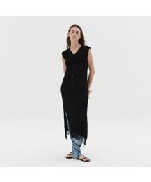 ODER（オディエール）の「テイルスカシワンピース-ブラック（ワンピース）」