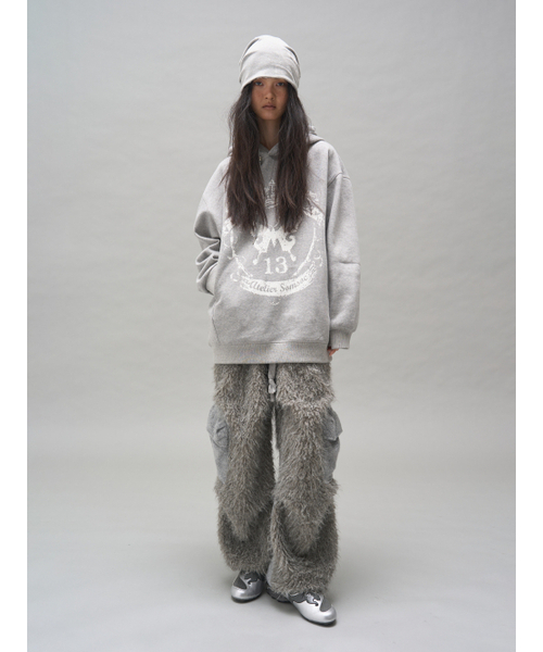 SOMSOC(ソムソック)の「RONNE SYMBOL ARTWORK HOODIE _M.GREY(パーカー・レディース・その他・FREE)」の4枚目の写真