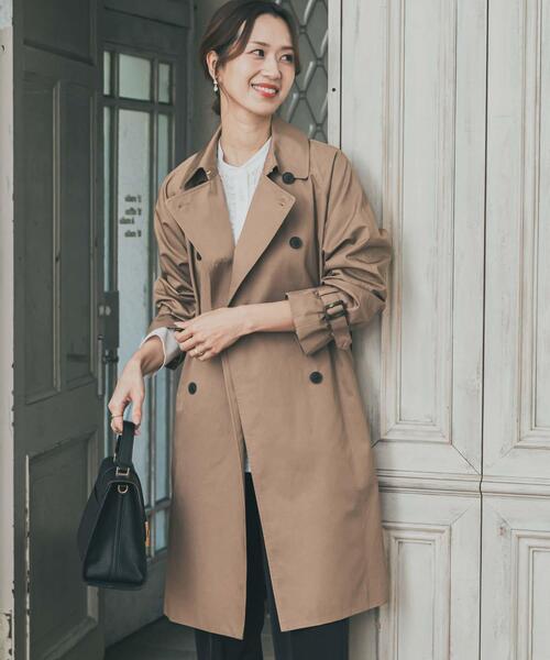 撥水トレンチコート｜オフィスカジュアル/フォーマル/オケージョン