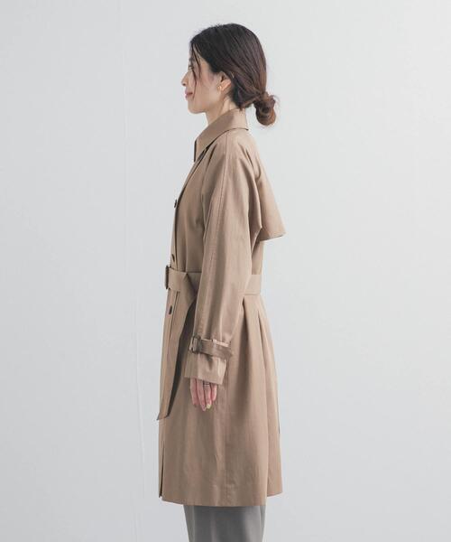 URBAN RESEARCH DOORS（アーバンリサーチドアーズ）の「撥水トレンチコート（トレンチコート・レディース・ベージュ/ネイビー・FREE）」の11枚目の写真