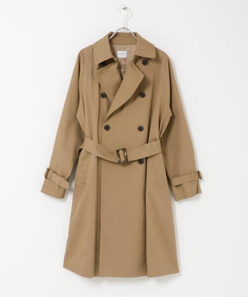 URBAN RESEARCH DOORS（アーバンリサーチドアーズ）の「撥水トレンチコート（トレンチコート・レディース・ベージュ/ネイビー・FREE）」の13枚目の写真