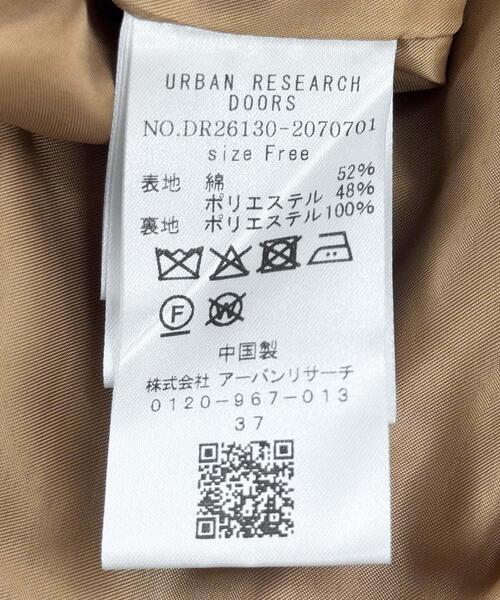 URBAN RESEARCH DOORS（アーバンリサーチドアーズ）の「撥水トレンチコート（トレンチコート・レディース・ベージュ/ネイビー・FREE）」の19枚目の写真