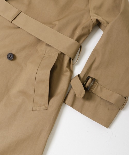 URBAN RESEARCH DOORS（アーバンリサーチドアーズ）の「撥水トレンチコート｜オフィスカジュアル/フォーマル/オケージョン/セレモニー/入卒式/機能性（トレンチコート・レディース・ベージュ/ネイビー・FREE）」の21枚目の写真