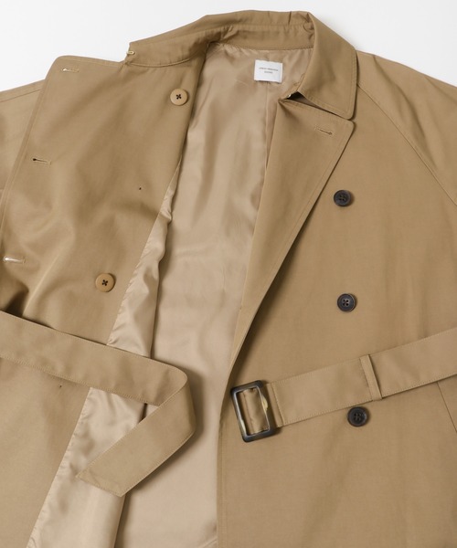 URBAN RESEARCH DOORS（アーバンリサーチドアーズ）の「撥水トレンチコート｜オフィスカジュアル/フォーマル/オケージョン/セレモニー/入卒式/機能性（トレンチコート・レディース・ベージュ/ネイビー・FREE）」の20枚目の写真