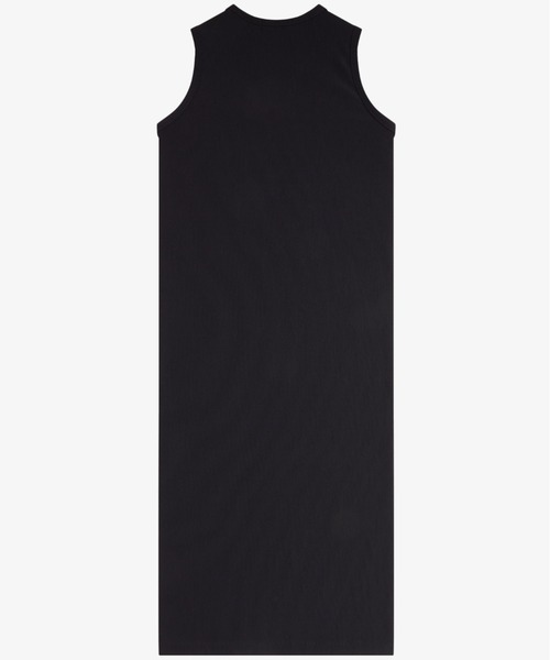 FRED PERRY（フレッドペリー）の「Rib Tricot Sleeveless Dress／リブトリコットノースリーブワンピース（ワンピース・レディース・ブラック・10）」の10枚目の写真