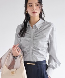 VIS（ビス）の「フロントギャザーシャツ（シャツ/ブラウス）」