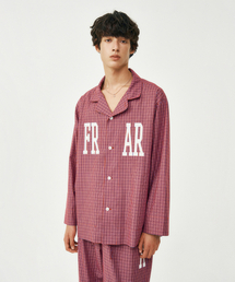 FROM ARLES（フロムアルル）の「ヴィンテージパジャマシャツ / レッド（シャツ/ブラウス）」