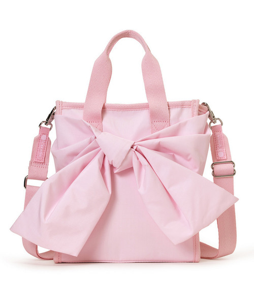LeSportsac（レスポートサック）の「BOW MINI N/S TOTE ピンクボウズ（ショルダーバッグ・レディース・ピンク・FREE）」の4枚目の写真