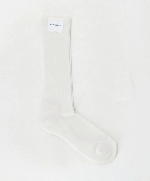 Steven Alan（スティーブンアラン）の「＜Steven Alan＞ ミドル ホーズ パイル ソックス（ソックス/靴下・メンズ・ライトグレー/ホワイト/オリーブ/ブラック/ライトブルー・FREE）」の2枚目の写真