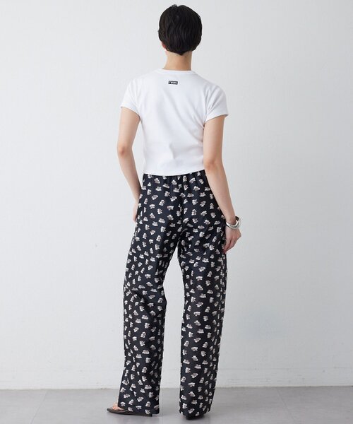 THE PAUSE（ザ ポーズ）の「【THE PAUSE】フラワージャガードパンツ（その他パンツ・レディース・ブラック/イエロー・FREE）」の7枚目の写真