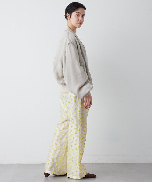 THE PAUSE（ザ ポーズ）の「【THE PAUSE】フラワージャガードパンツ（その他パンツ・レディース・ブラック/イエロー・FREE）」の14枚目の写真